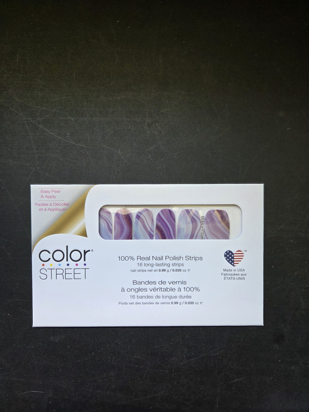Color Street Nail Polish Strips Brand New Ultraviolet Agate